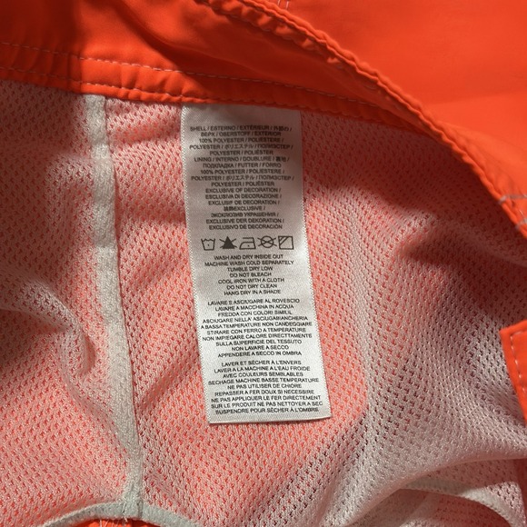 Sundek Iconic Taffeta Mid-length Swim Trunks Board Shorts Men's Size 30 Orange - Picture 11 of 12